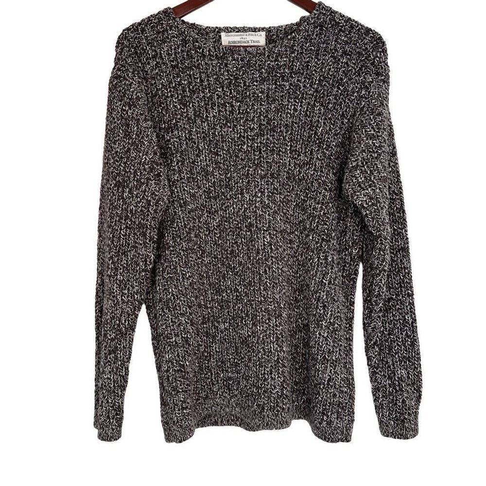 Abercrombie & Fitch Adirondack Chunky Marled Sweater Mens Medium Casual 90s